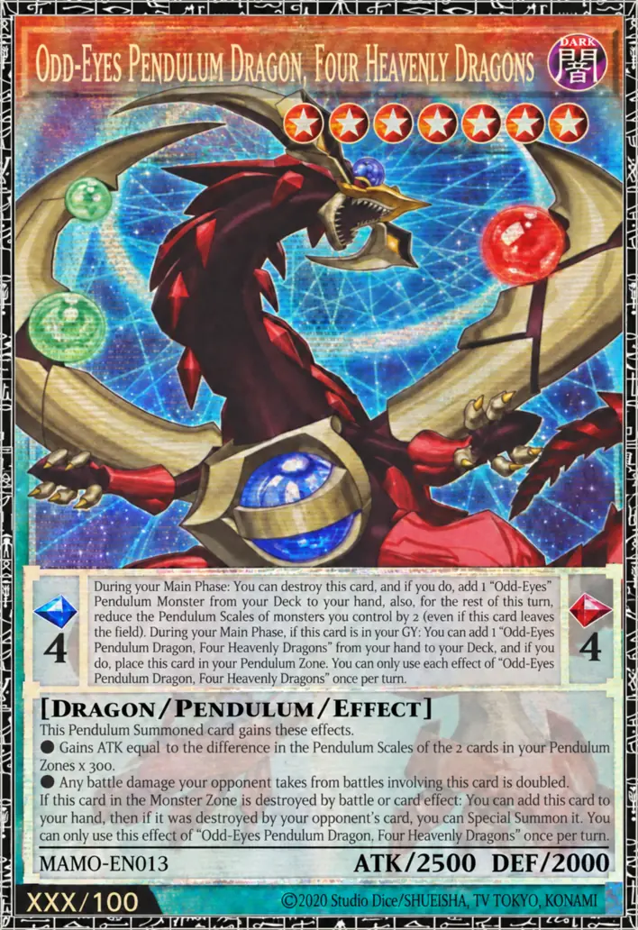 Odd-Eyes Pendulum Dragon, Four Heavenly Dragons