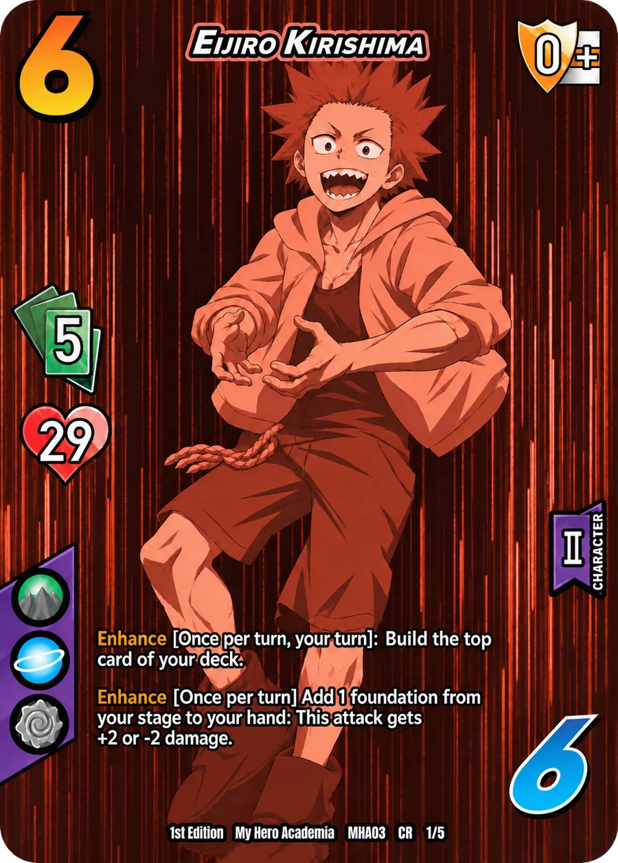 Eijiro Kirishima (Serial Numbered)